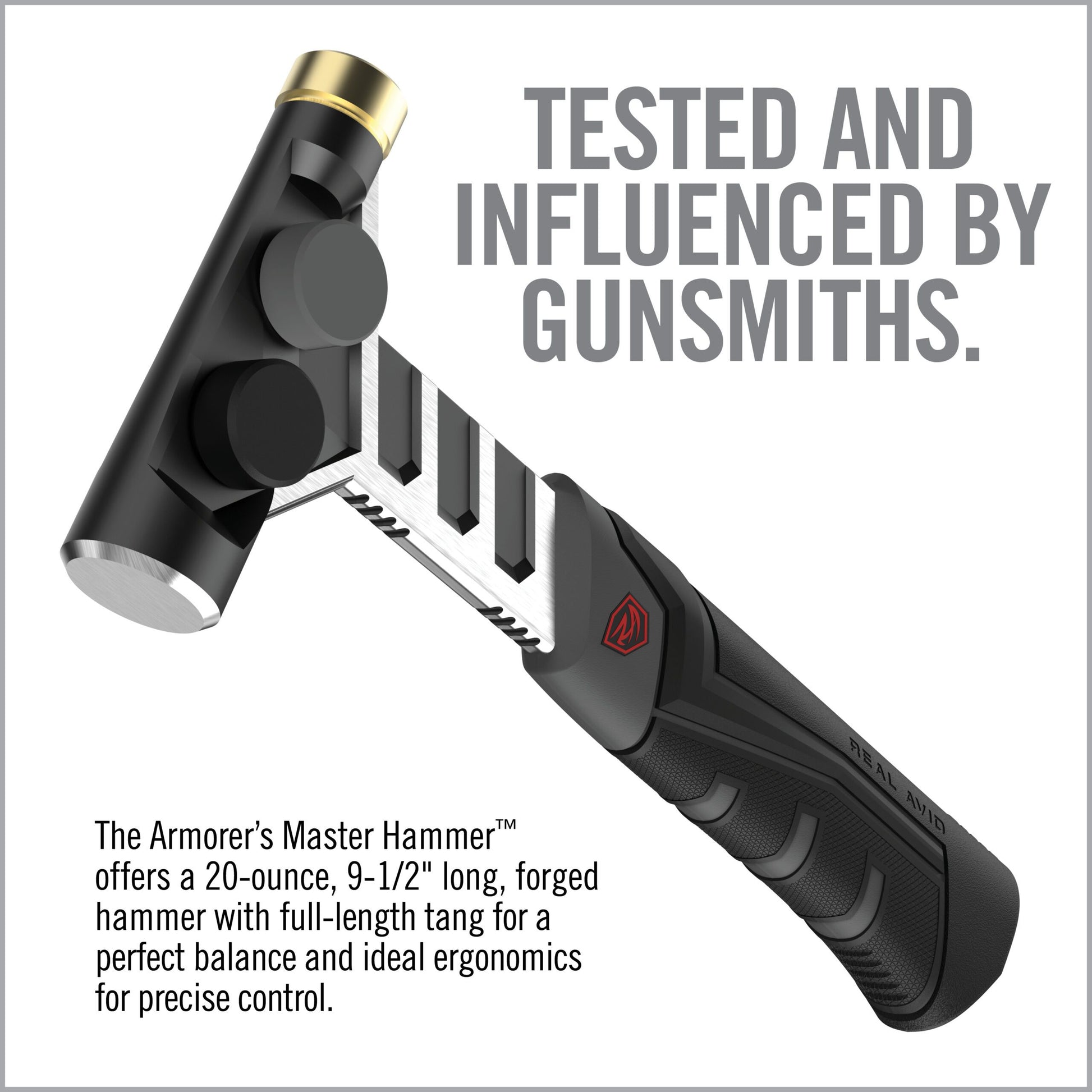 5th Image for Armorer’s Master Hammer™ and Accu-Punch® 11-Piece Standard Pin Punch Set - Real Avid