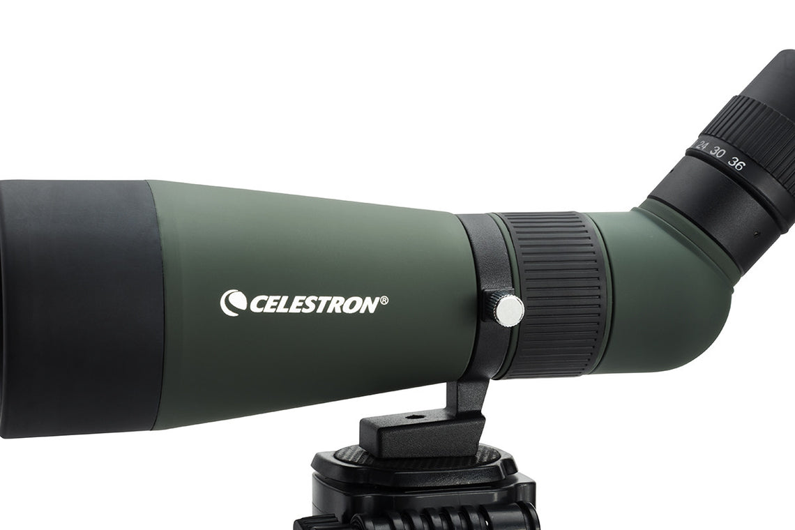 LandScout 12-36x60mm Angled Zoom Spotting Scope with Table-top Tripod