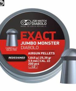 JSB Jumbo Exact Monster Redesigned Shallow Airgun Pellet 25.4gr, 5.52mm (200)