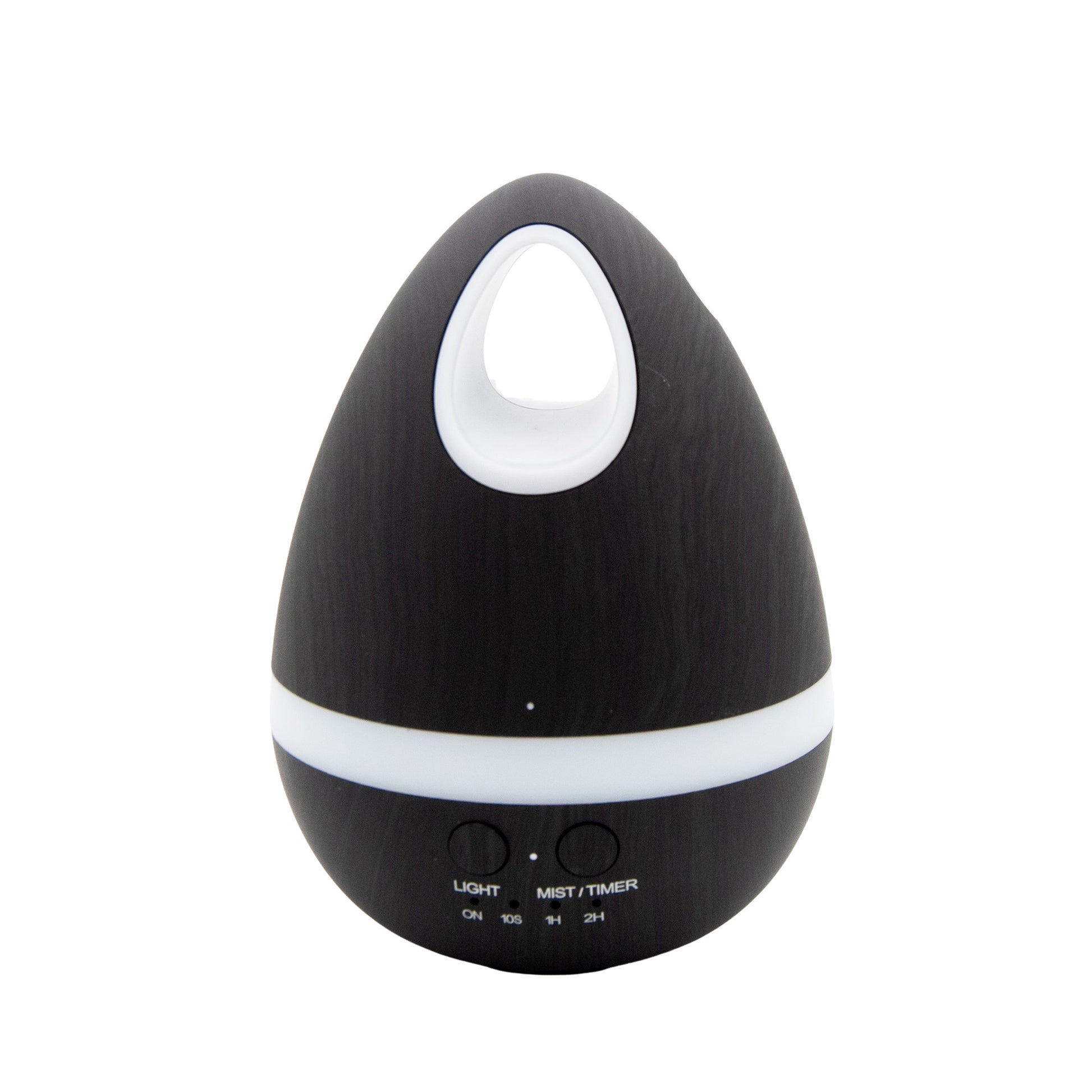 Crystal Aire Dark Wooden Egg Essential Oil Aroma Diffuser (200ml)