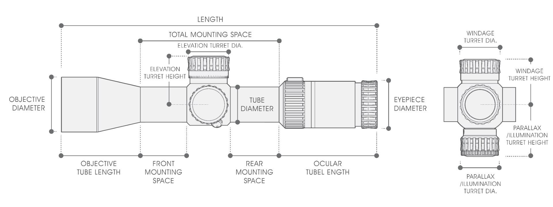 UTG Integrix IX8 1-8x28mm Riflescope (A1 MOA Reticle, FFP, LPVO, 34mm)