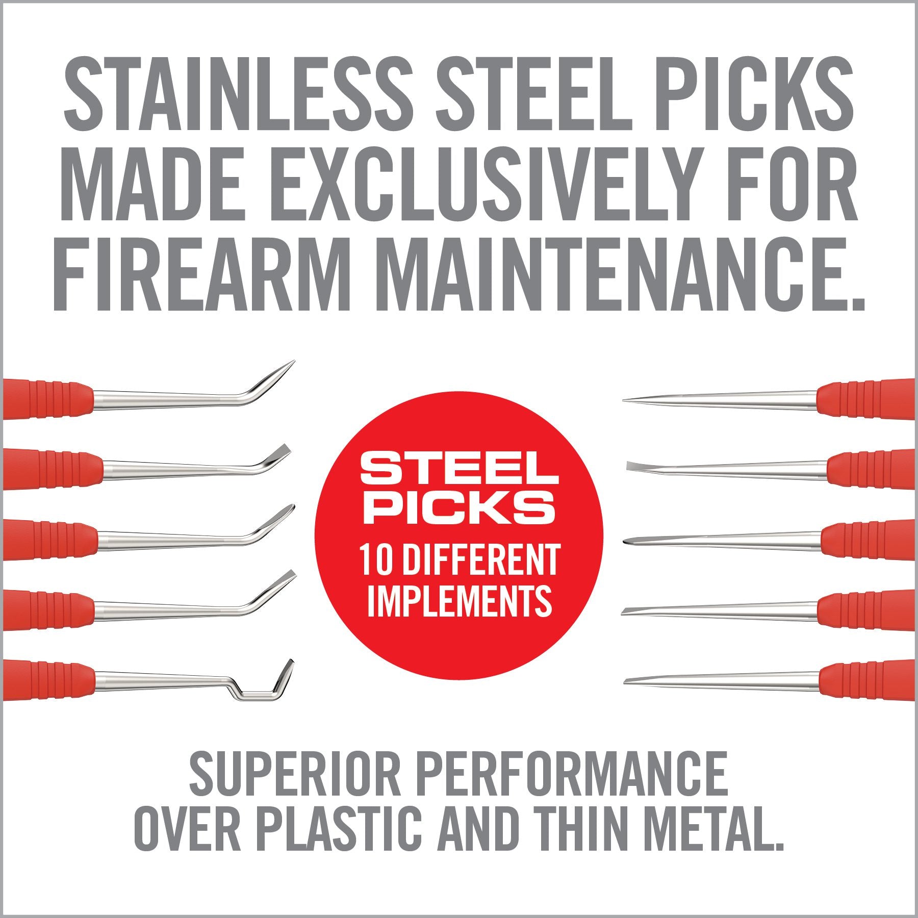 3rd Image for Accu-Grip™ Steel Picks - Real Avid