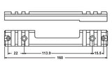 UTG Remington 700 Long Action Picatinny Steel Scope Mount