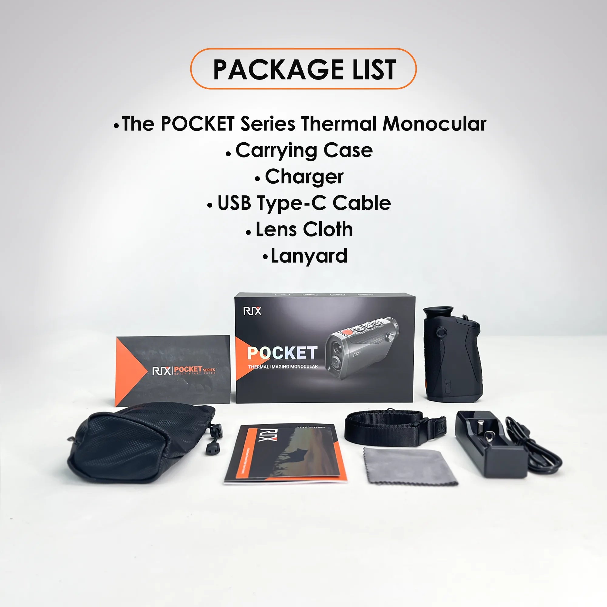 Rix RIX Pocket K2 Thermal Monocular (256 Resolution, 9mm)