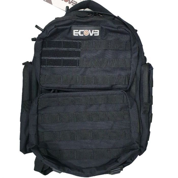 EcoEvo Tactical Elite Backpack L (Black)