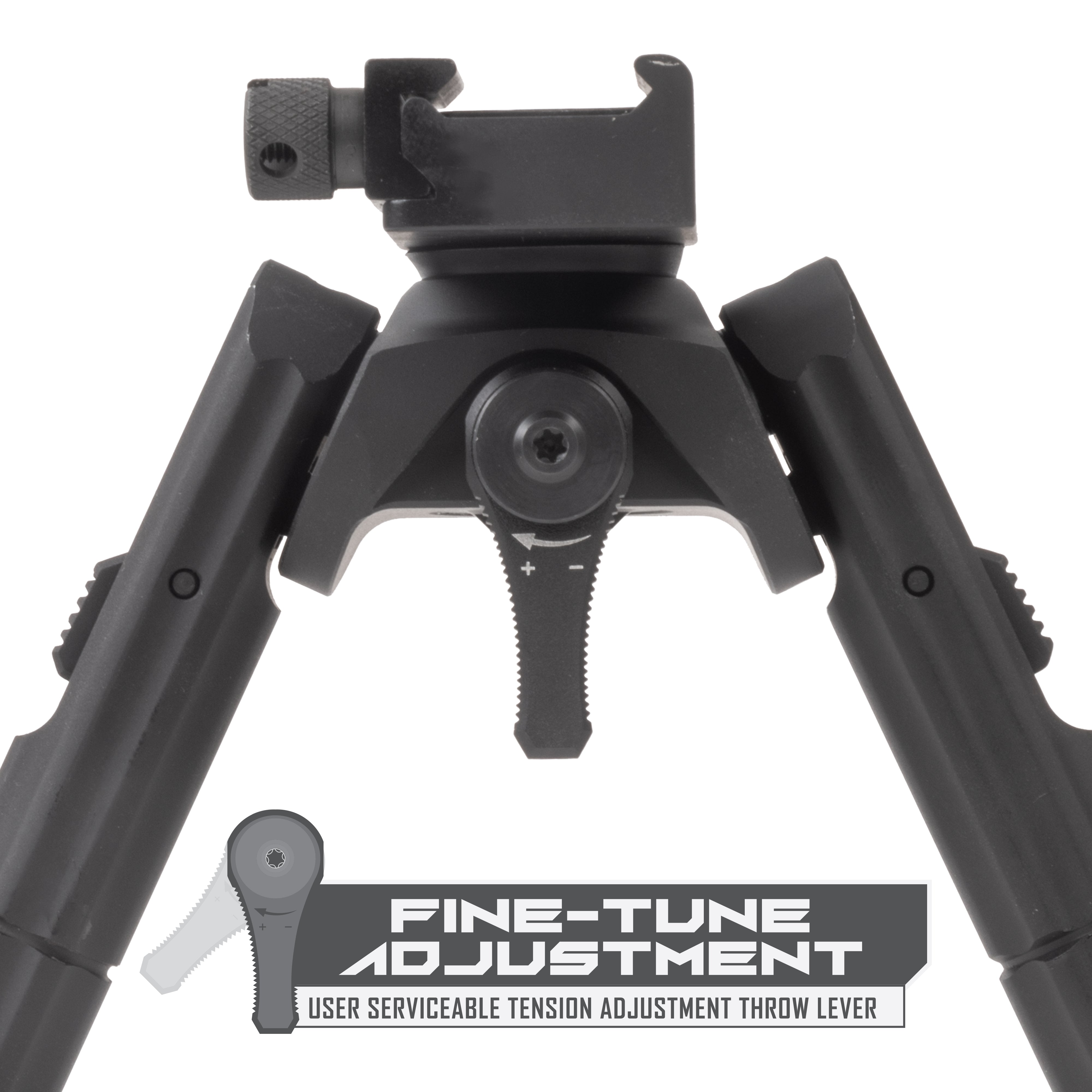 UTG Heavy Duty Recon 360 Bipod Center Height (20.3cm-30.4cm)