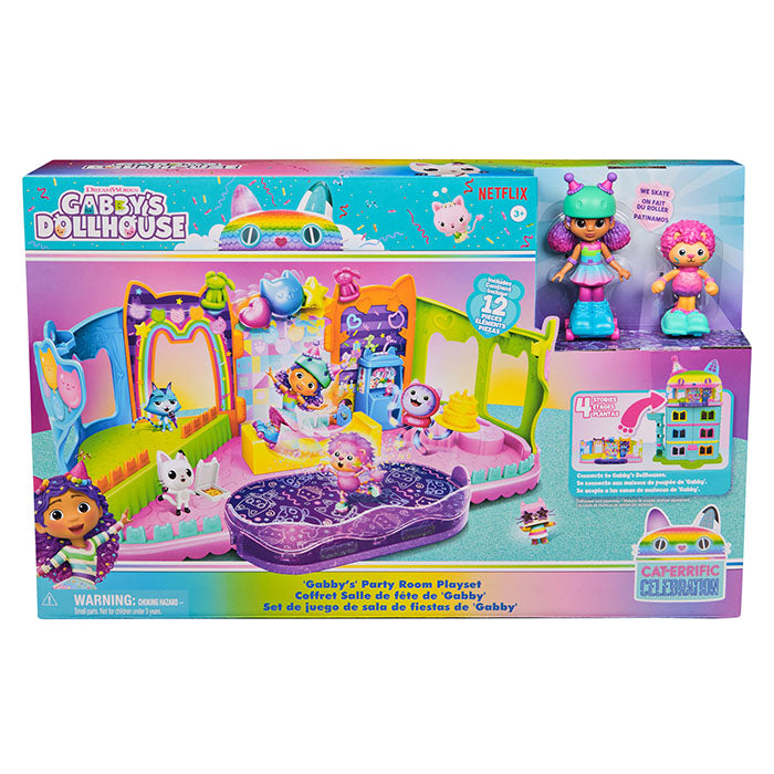 GABBY'S DOLLHOUSE CORE Gabby's Dollhouse Party Room Playset (Rooftop)