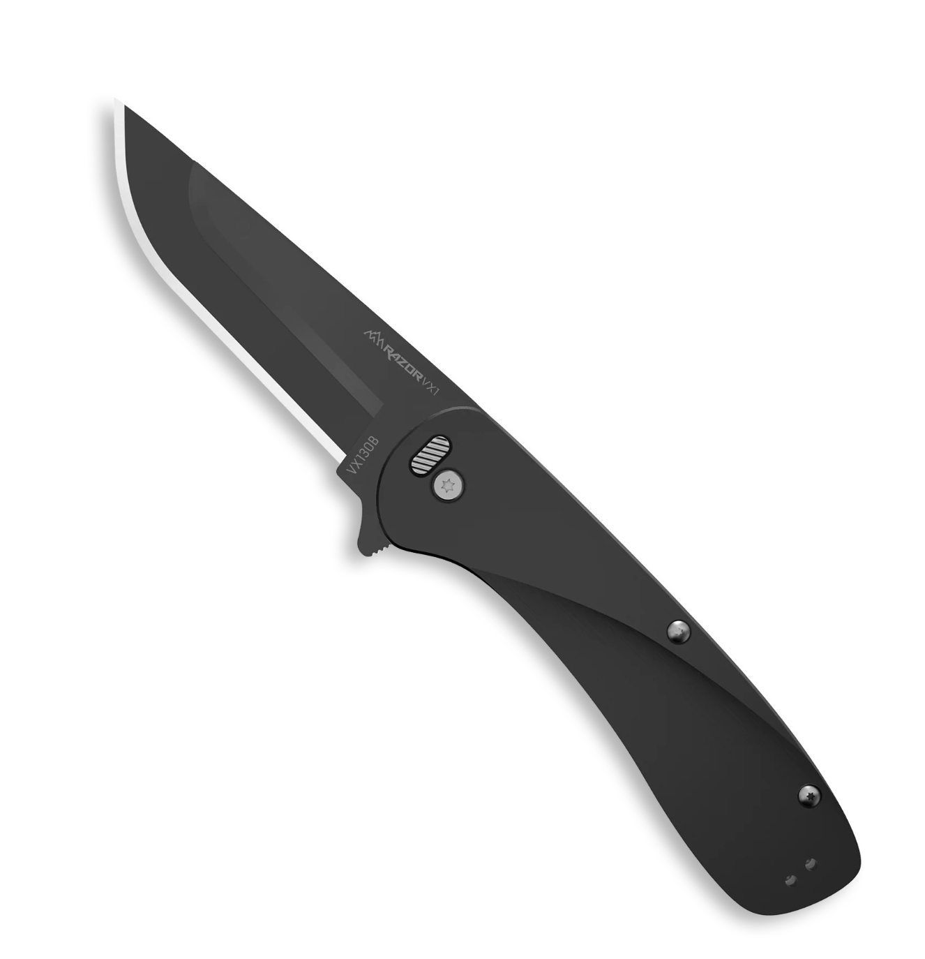 Outdoor Edge Razor VX1 3.0&quot; Replaceable Blade Spring Assisted Carry Knife - Black