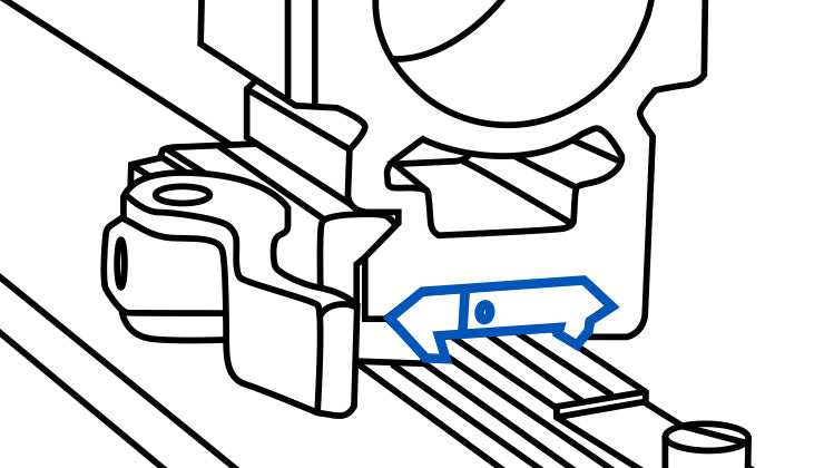 UTG .22/Airgun to Picatinny/Weaver Low Pro Snap-in Adaptor