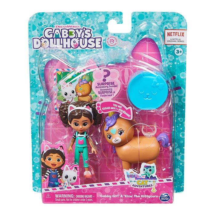 GABBY'S DOLLHOUSE CORE Gabby's Dollhouse Cat-Tivity Pack (Kitty Corn)