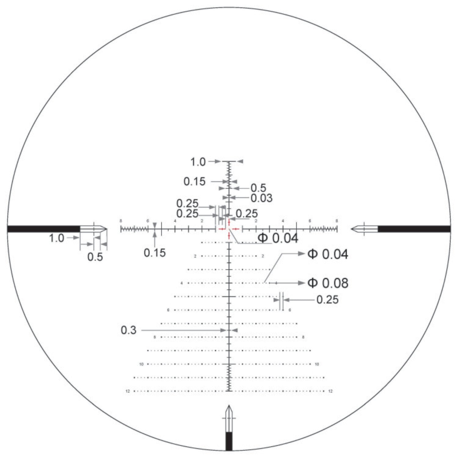 Arken EP5 5-25X56 FFP MIL VPR Reticle with Zero Stop - 34mm Tube - Image 4