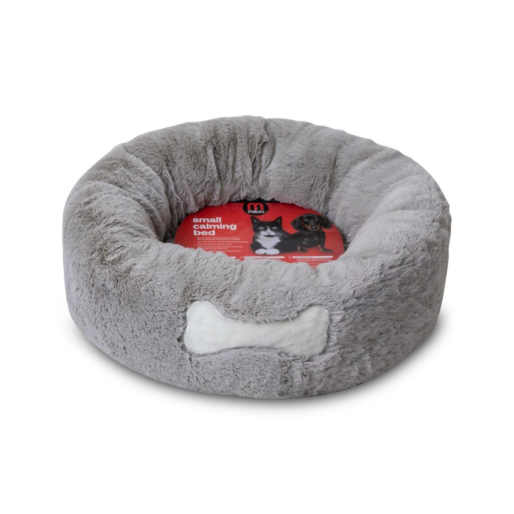 Mikki Calming Donut Bed Grey (Small)