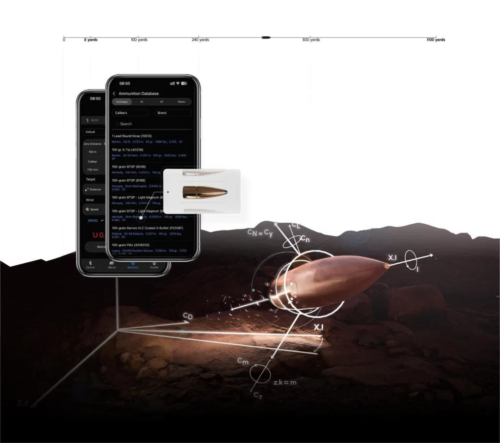 Arken ThermNight TNC225R 1.0 Multispectral Scope (Thermal & Night Vision, LRF, Ballistic Calculator, 256x192, 25mm)