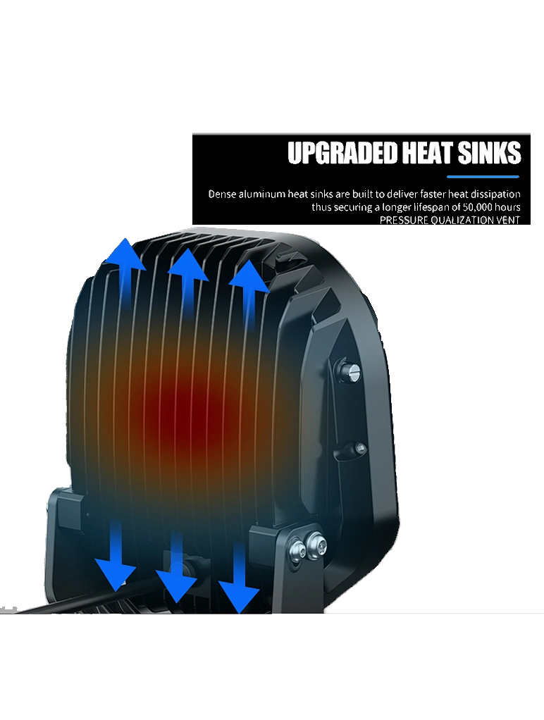Flex 9″ Driving Light Dual DRL Set