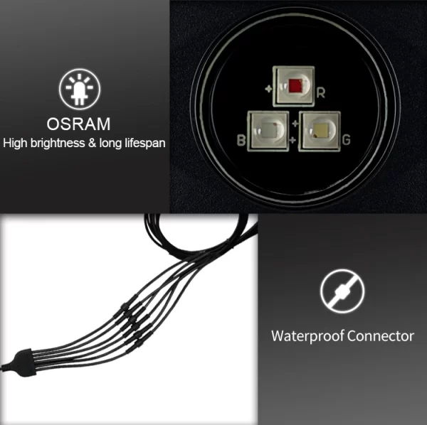 Flex RGB Rock Light Kit (x6)