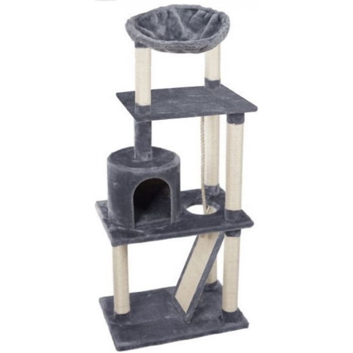 Cosmic Pets Plush Cat Tree (Venus Adventure, Grey)