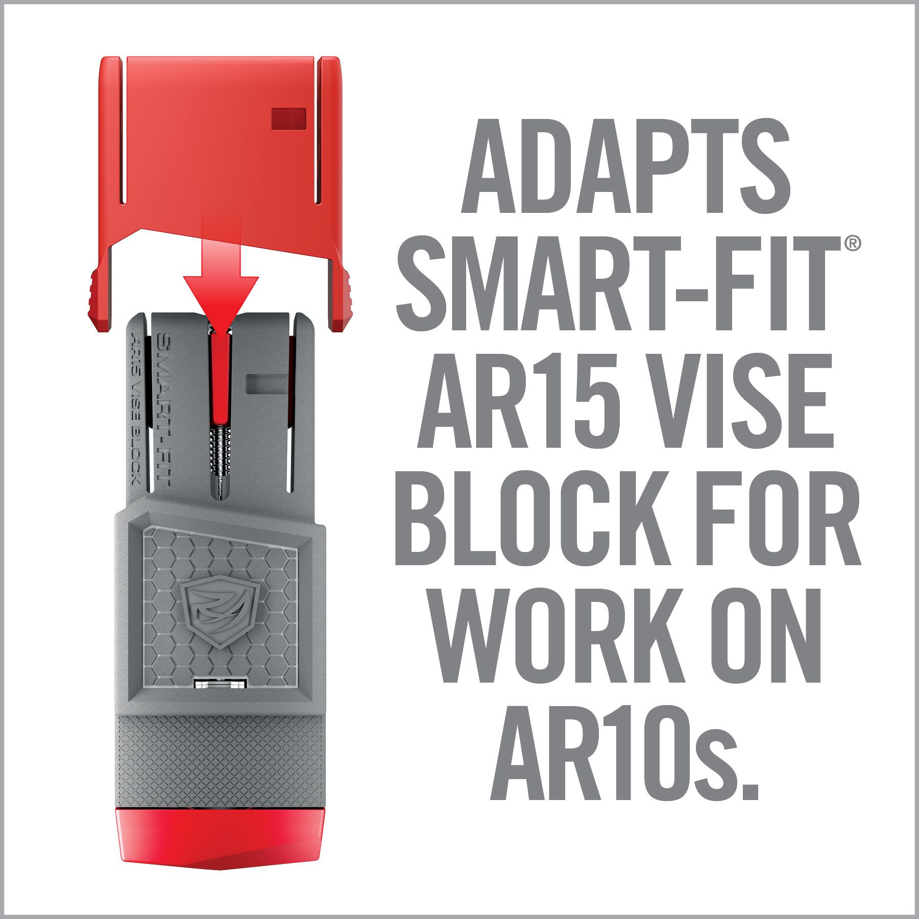 5 Image for Smart-Fit® Vise Block Sleeve For AR10*-Real Avid