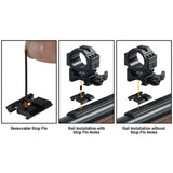 UTG® Dovetail-to-Picatinny Snap-on Rail Adaptors, 2/Pack