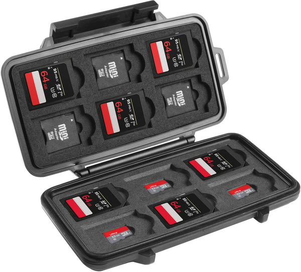 pelican hard camera memory sd card case