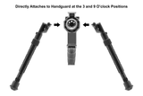 UTG RECON FLEX M-LOK Bipod Matte Black 8.0"-11.8" Center Height