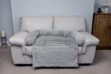 Calming Sofa Snuggler Blanket Bed Grey - Large - Image 3