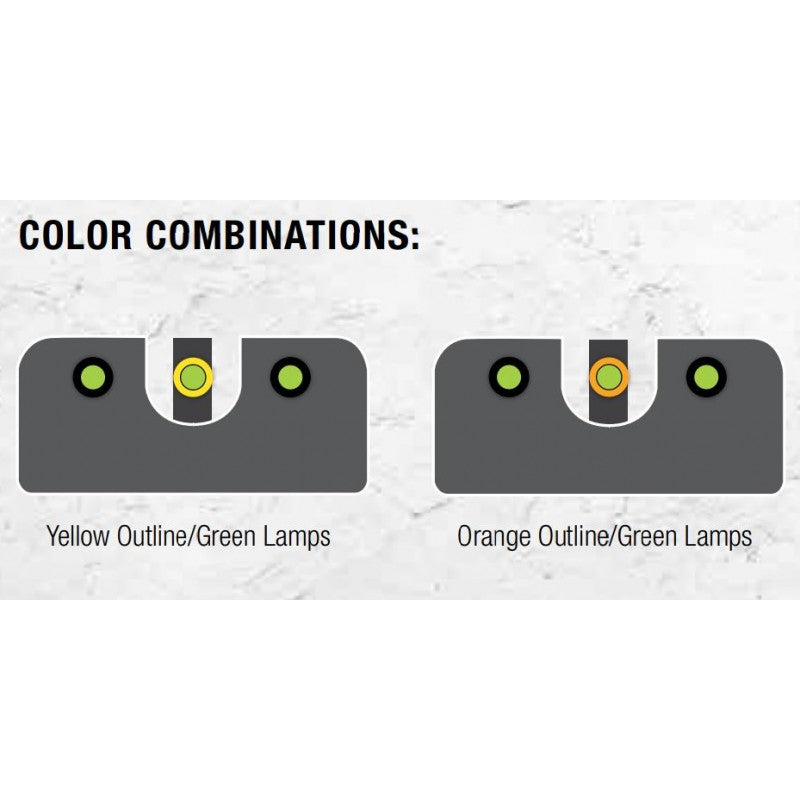 Trijicon HD XR Night Sights - Glock Small Frame (Orange Front)