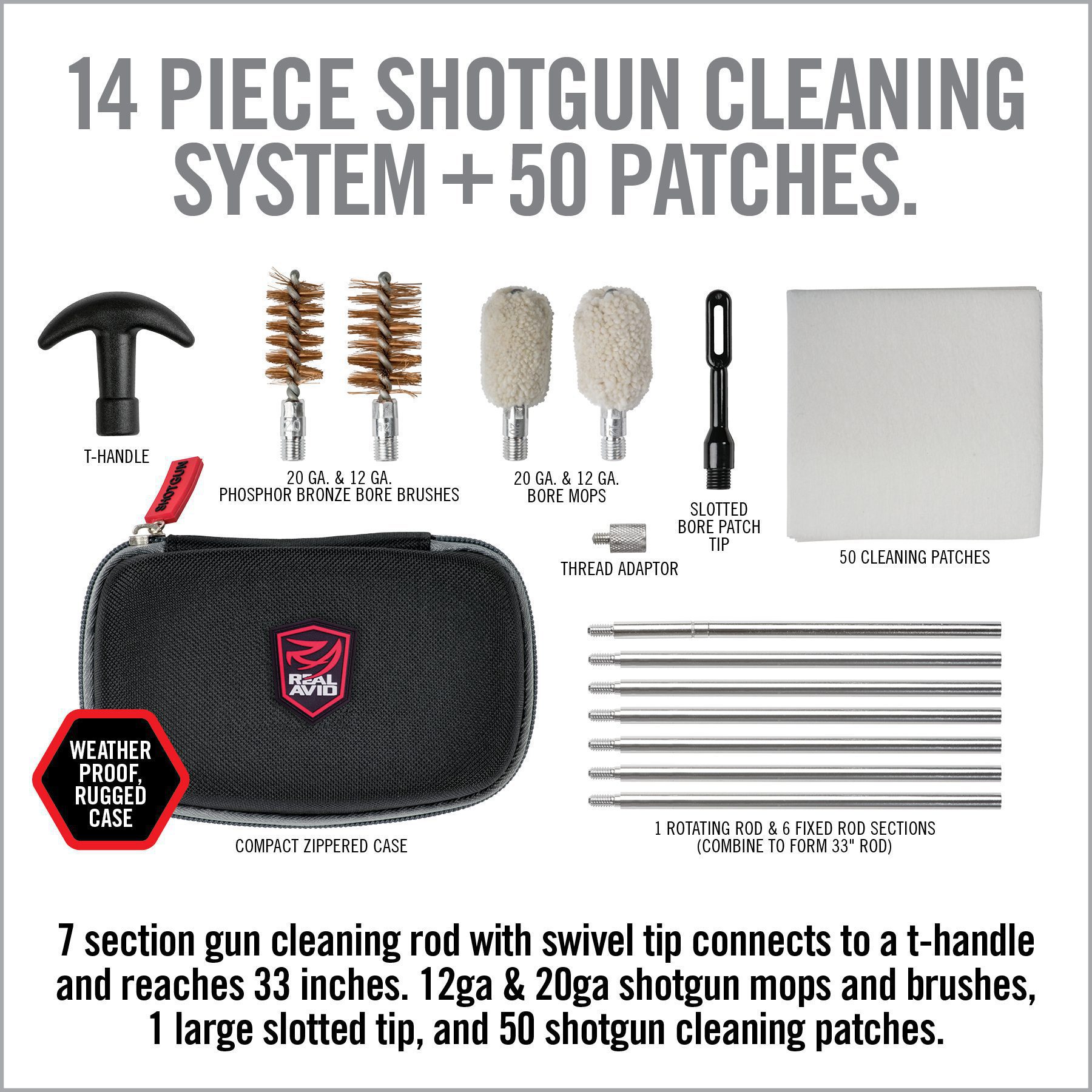 4 Image for Gun Boss® - Shotgun Cleaning Kit-Real Avid
