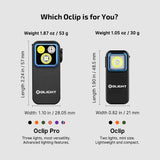 Olight Oclip Pro Cliplight (500 Lumens, 120m, Black)