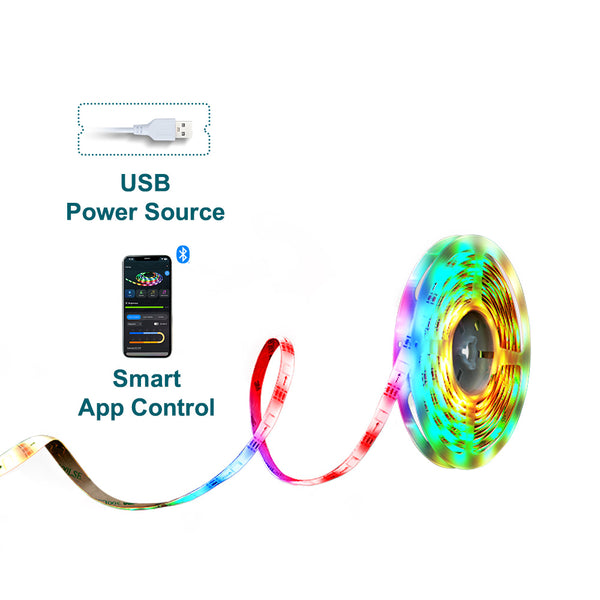 Olight Ostrip Smart LED Strip Light (16.4ft, 55 Lumens, Black)